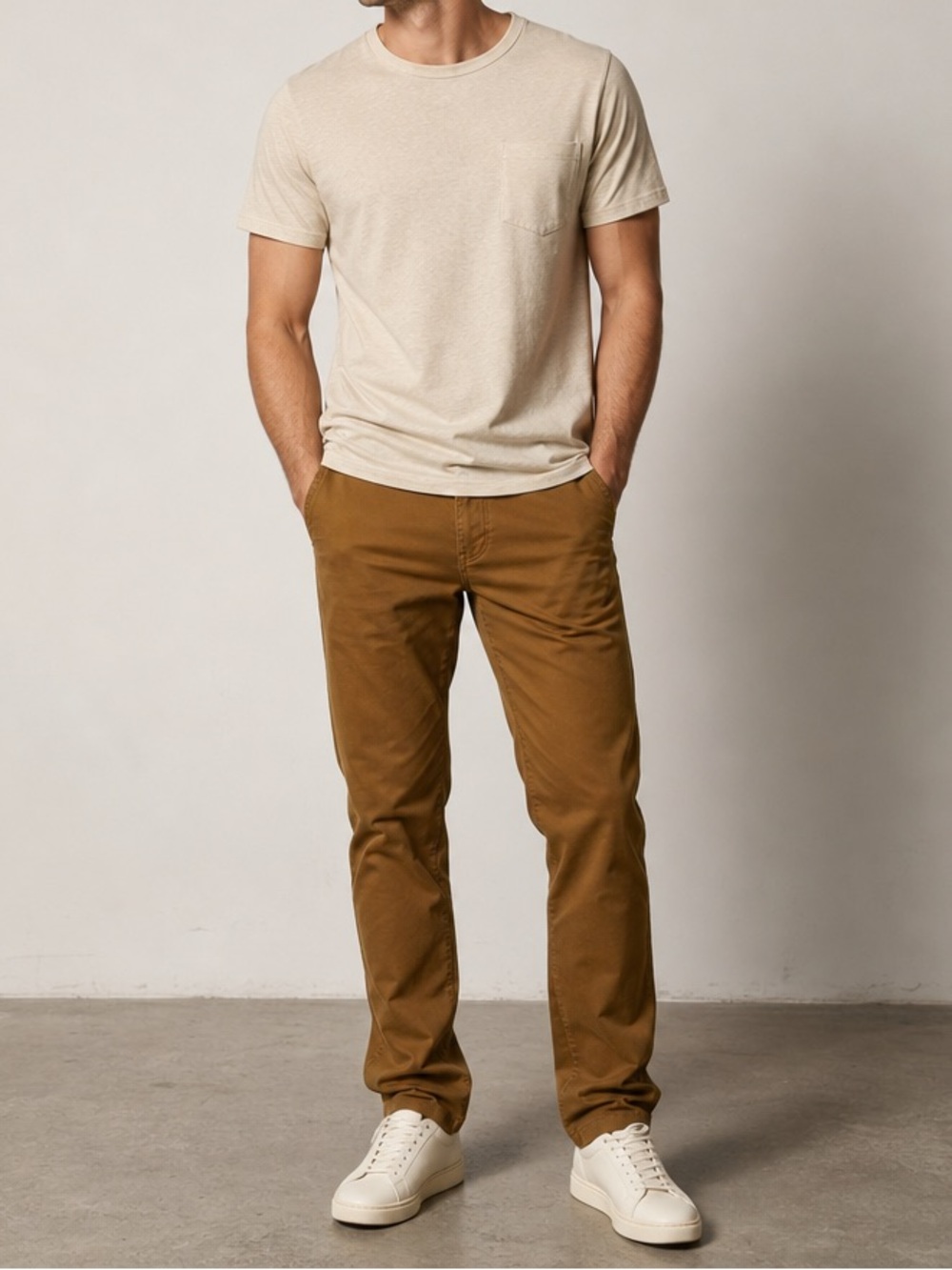 NWT Buffalo David Bitton Evan‑X Slim Straight Stretch Pants Brown 36x32